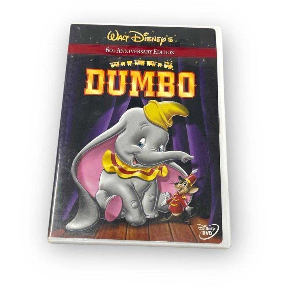 Disney's Dumbo 60th Anniversary Edition DVD Good Condition